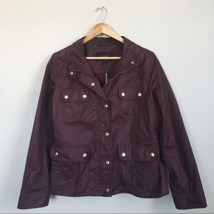 J. Crew Waxed Downtown Field Jacket